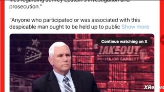 Former VP Pence on Jan 6, Epstein files