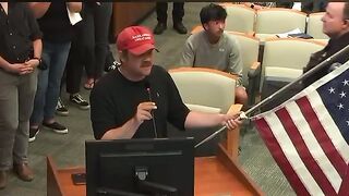 Orange County Resident Nick Taurus Torches Illegals so Badly that the Meeting is Adjourned
