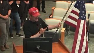 Orange County Resident Nick Taurus Torches Illegals so Badly that the Meeting is Adjourned