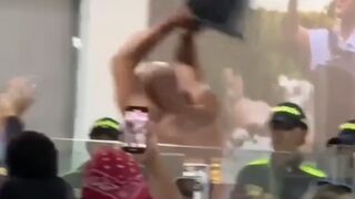 Furious Man at Airport wouldn't be a Problem if he wasn't so Big