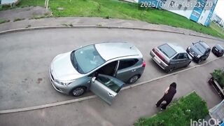 The girl was late for work because she was being stalked by a kitten.