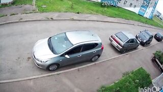 The girl was late for work because she was being stalked by a kitten.