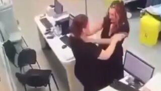Vampire? Woman attacks her Co-Worker's Neck