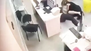 Vampire? Woman attacks her Co-Worker's Neck