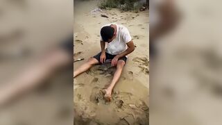 Iranian gets Instant Crab Karma