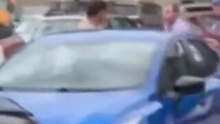 Guy with gun, confronts mass stabber at Walmart in Michigan