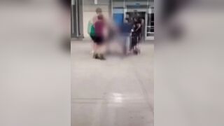Guy with gun, confronts mass stabber at Walmart in Michigan