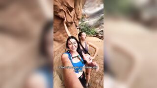Heres why getting caught in a thunderstorm in Zion National Park is not a good idea: