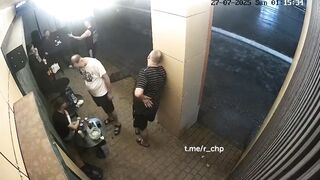 Man wearing "23" Jordan's Jersey quickly bleeds after Stab to the femoral artery.