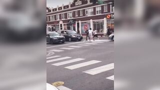 A day in the life of Chicago these Days. An epic ICE raid would do the City good.