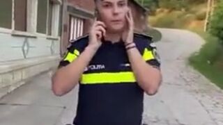 Romanian Police vs. Ceausescu's Communists!