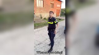 Romanian Police vs. Ceausescu's Communists!