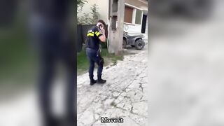 Romanian Police vs. Ceausescu's Communists!