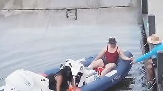 Boat Ramp unexpected exit, After give me the Finger !