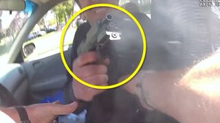 (FULL) Afghani Translator Says he Should have Fought with Taliban, Takes Gun and Starts Shooting at Police.