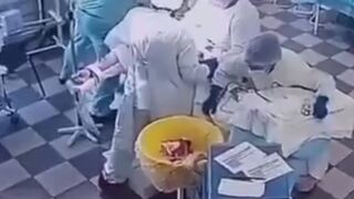Surgeons deal with Earthquake during Surgery