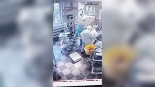Surgeons deal with Earthquake during Surgery