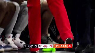 Someone threw a green dildo on the court during a WNBA game tonight.