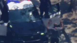 FAFO! Pursuit suspect punches LAPD officer, immediately finds out