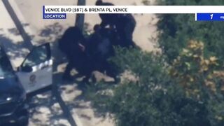 FAFO! Pursuit suspect punches LAPD officer, immediately finds out