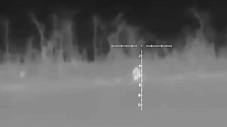 Russian sniper kills two Ukrainian soldiers with one bullet.