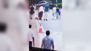 Pet Husky's Sudden Attack On Woman in Expensive part of Neighborhood