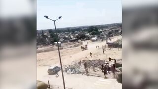 Terrible Tragedy, In Gaza, an airdrop containing humanitarian aid fell directly on a Family