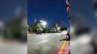 Crazy crash in Detroit, great reaction