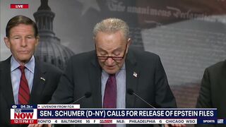 Sen. Schumer invokes century-old law called "Rule of Five" to FORCE the DOJ to release ALL documents related to Jeffery Epstein.