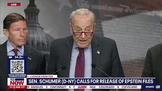 Sen. Schumer invokes century-old law called "Rule of Five" to FORCE the DOJ to release ALL documents related to Jeffery Epstein.