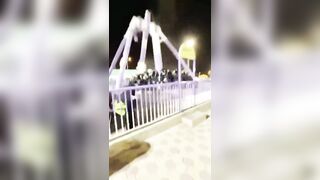 Terrifying moment amusement park ride collapses in KSA, leaving 23 people injured.
