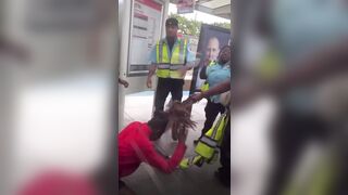 Riders assault CTA security on the Red Line in Chicago