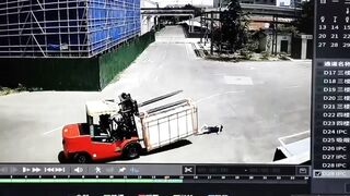 Woman on her Phone Knocked Over