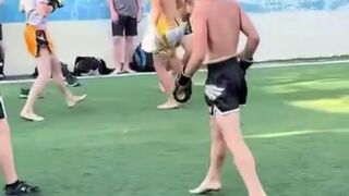 Superintelligences have invented "footboxing"
