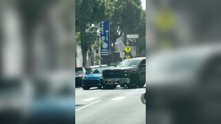 Lil road rage in South Gate