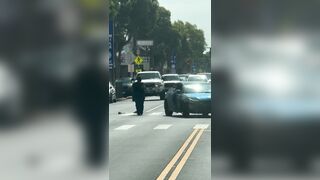 Lil road rage in South Gate