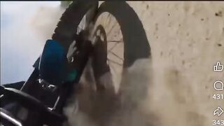 Scary close encounter