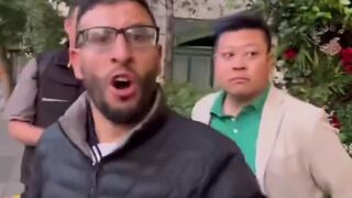 Moroccan Migrant Get Tasered by uk police for attacking journalists