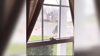 Hilarious Donorcycle crash