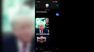 Dad of the year, sends AI Trump to talk to his daughter.