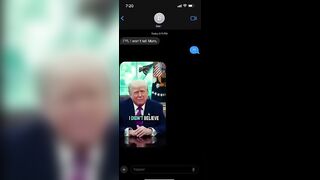Dad of the year, sends AI Trump to talk to his daughter.