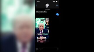Dad of the year, sends AI Trump to talk to his daughter.