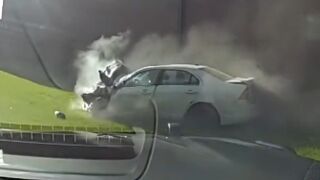 Teen Shoplifter Crashes Stolen Car During Police Chase