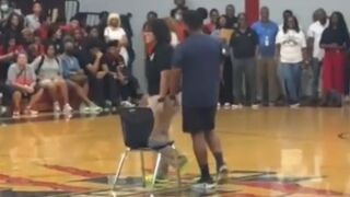 Westside High teacher slams student to the ground during musical chairs