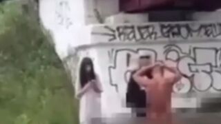 The Girl's liked it . 2 Women get a Free Stripper, except he's Crazy and Homeless doing the Helicopter
