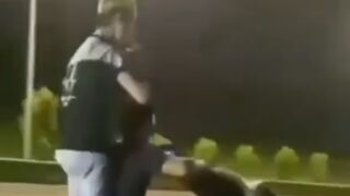 Show Off Smoking Cigarette on Double Wheelie It turned out awkward