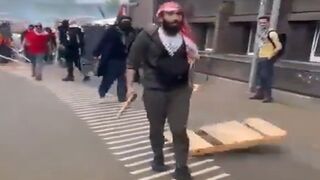 At the University of Amsterdam, Jihadists beat students with sticks. Europe is Committing Suicide.