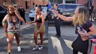 White Girl Assaulted In Front of NYPD Cops in Brooklyn