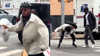 Man Throws Bags of Trash at Black Men, Learns the Hard Way