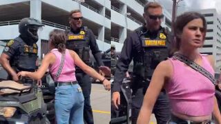 Woman demands for police to stop cooperating with ICE, Stop Arresting Illegals